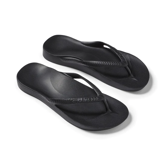 Archies Footwear Archies ARCH SUPPORT flip flop Black