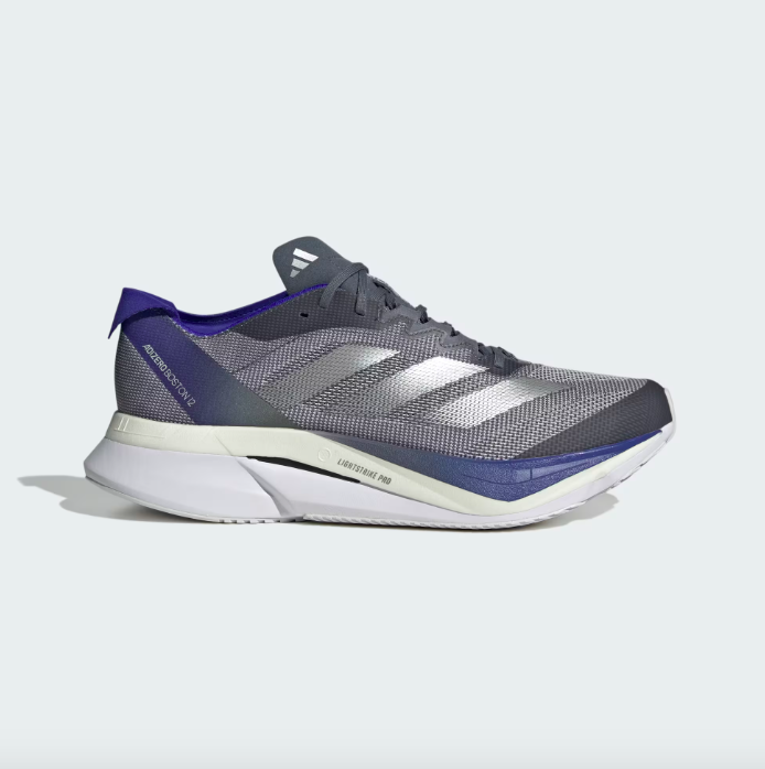 Adidas M ADIZERO BOSTON 12 Onix/Matte Silver/Lucid Blue