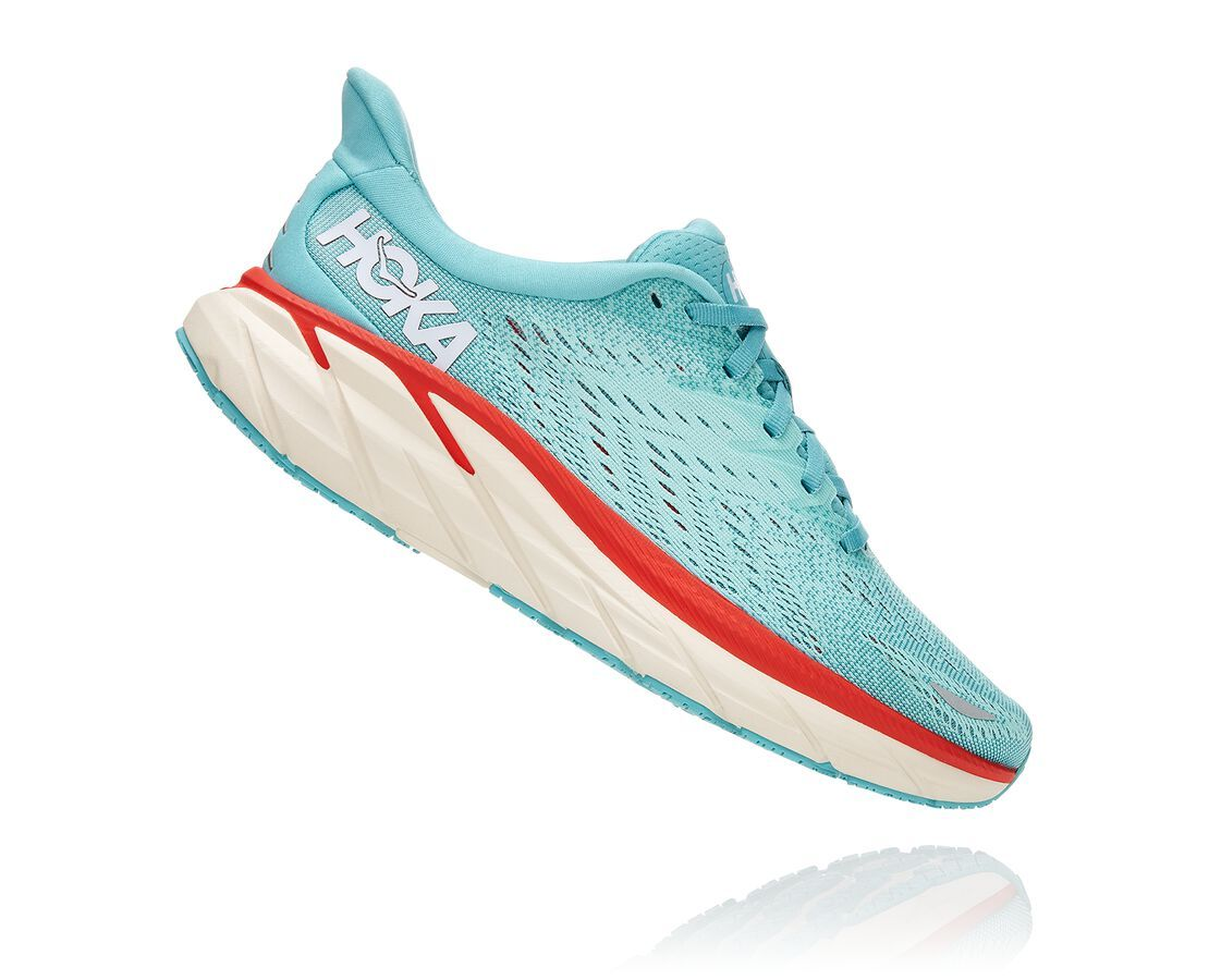 Hoka W CLIFTON 8 Blue/White display picture 1