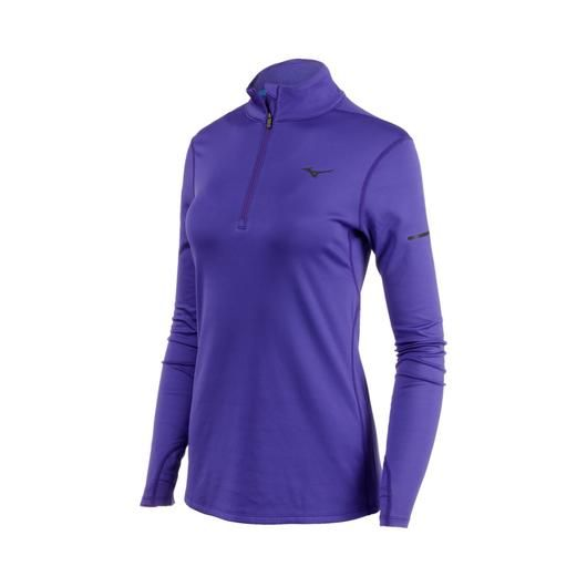 Mizuno W BREATH THERMO half zip Blue